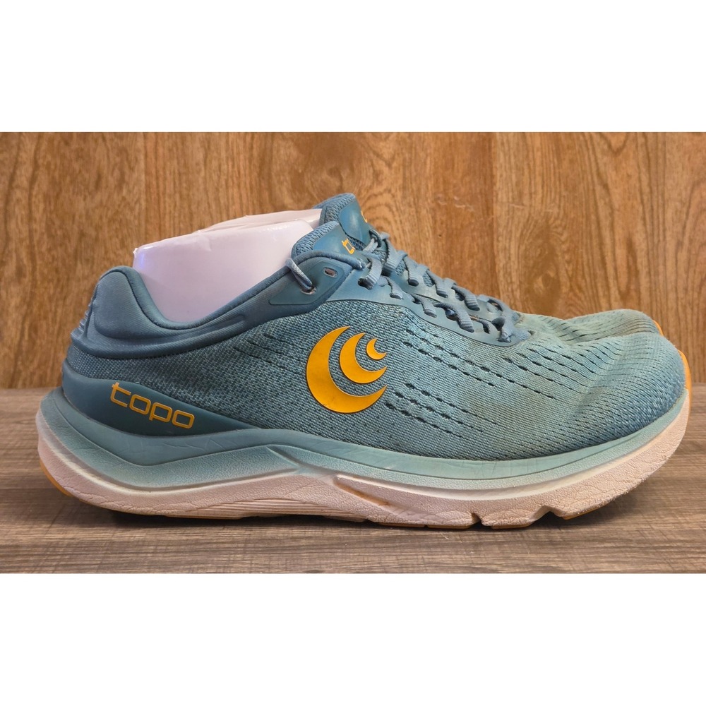 Topo Magnifly 5 Athletic Shoes Womens Size 9 Teal Gold
